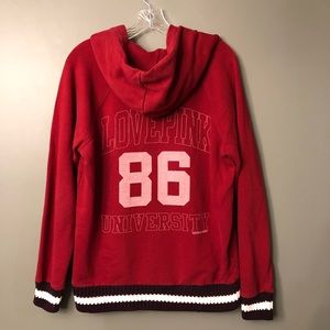 Victoria’s Secret VS PINK Red Sweater Hoodie M